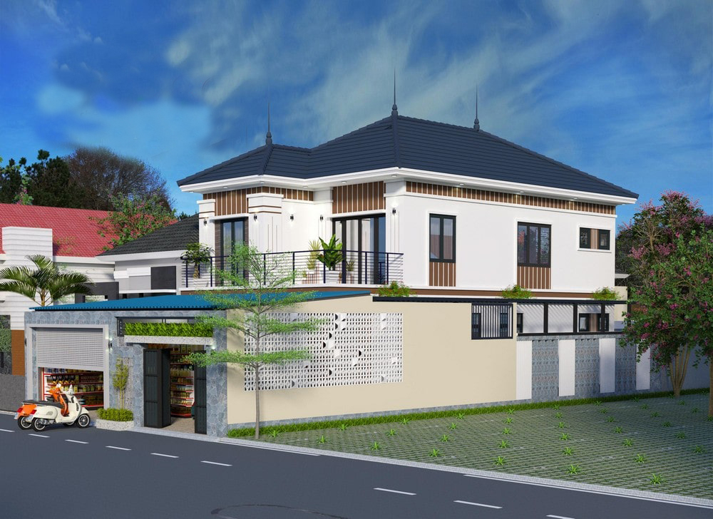 Tham khảo mẫu nhà 2 tầng kết hợp kinh doanh tại Mỹ Lộc - Nam Định 4