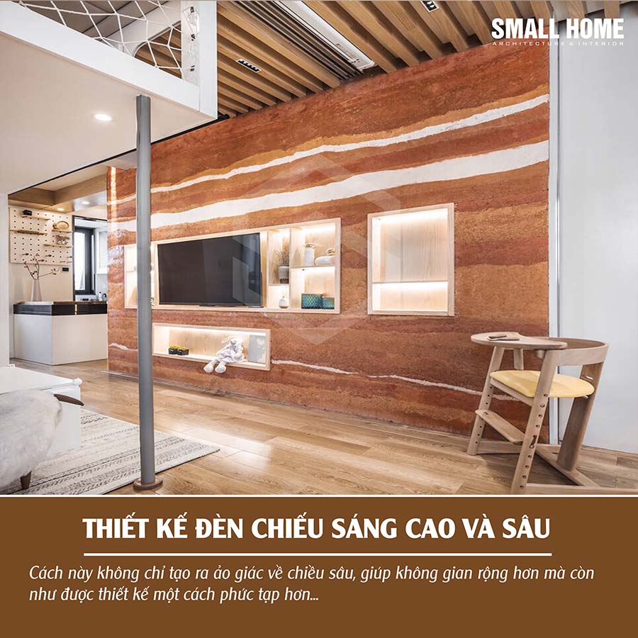 thiết kế đèn chiếu sáng cao và sâu