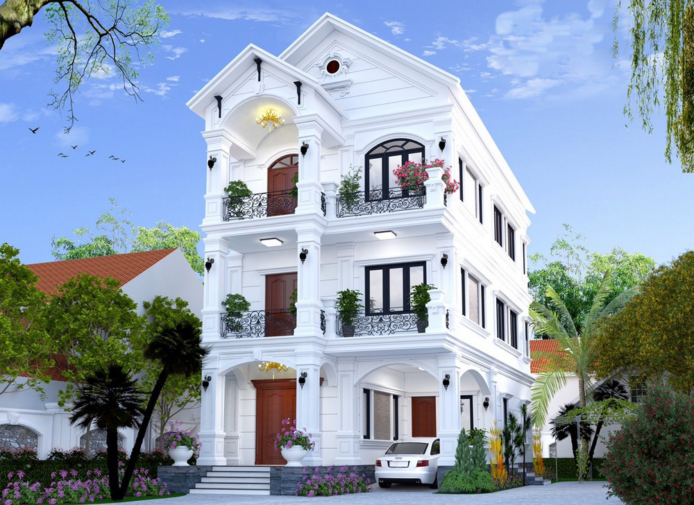 Thiết kế mẫu nhà 3 tầng mặt tiền 7.5m tại Nghĩa Hưng - Nam Định 6