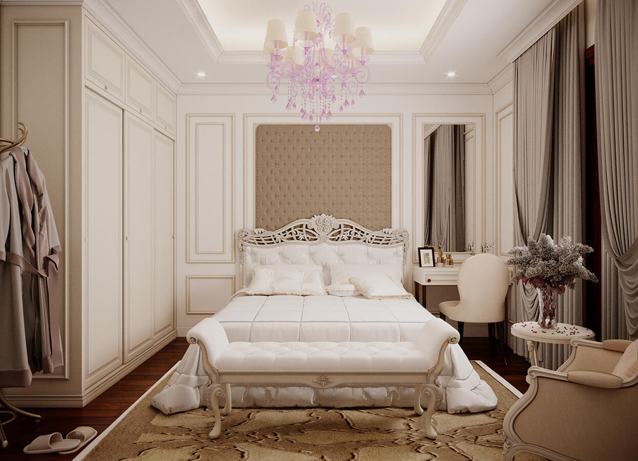 Thiết kế nhà ống 5 tầng tân cổ điển ấn tượng tại hà nam 11