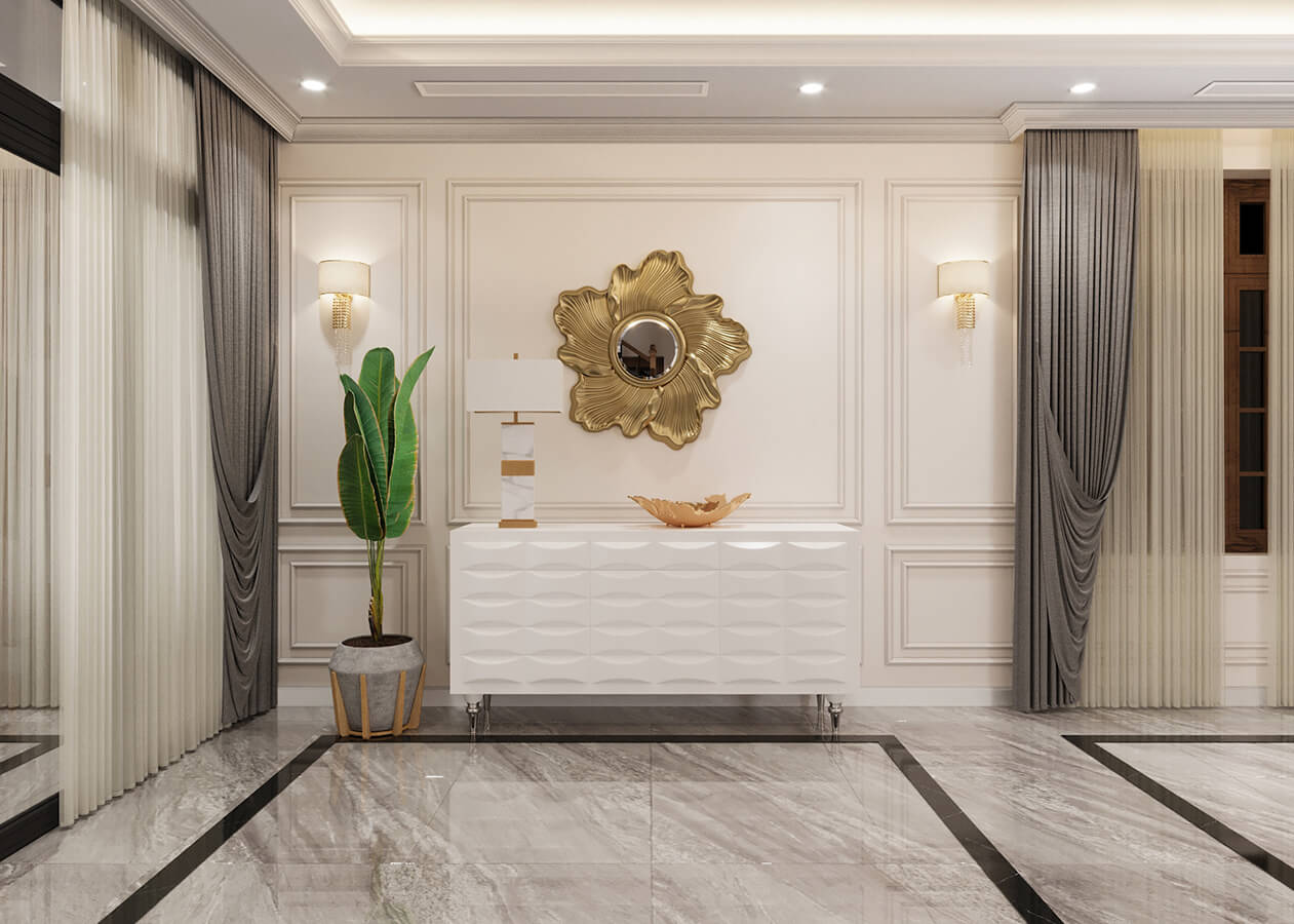 Thiết kế nhà ống 5 tầng tân cổ điển ấn tượng tại hà nam 6