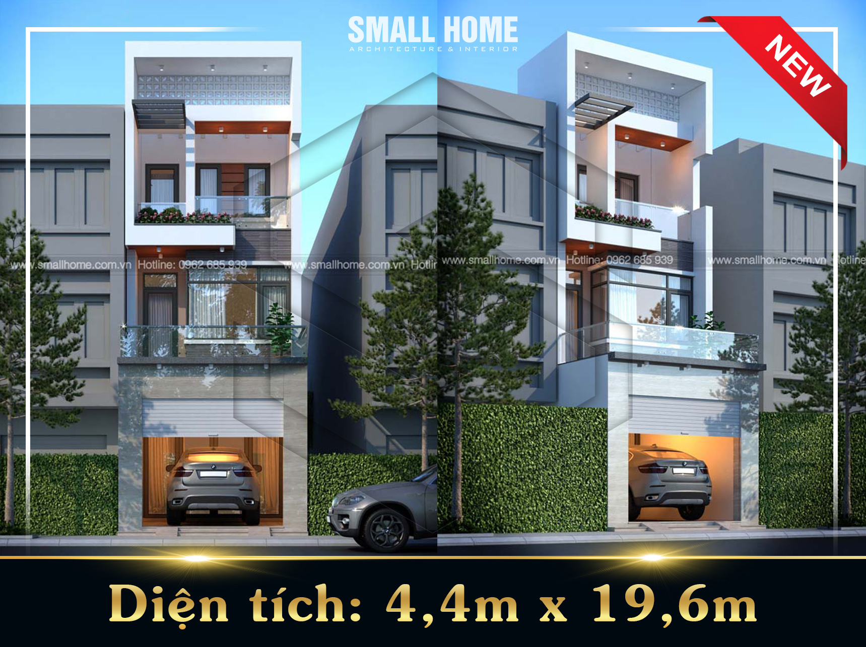 Thiết kế nhà phố 3 tầng hiện đại tại Nam Vân - Nam Định