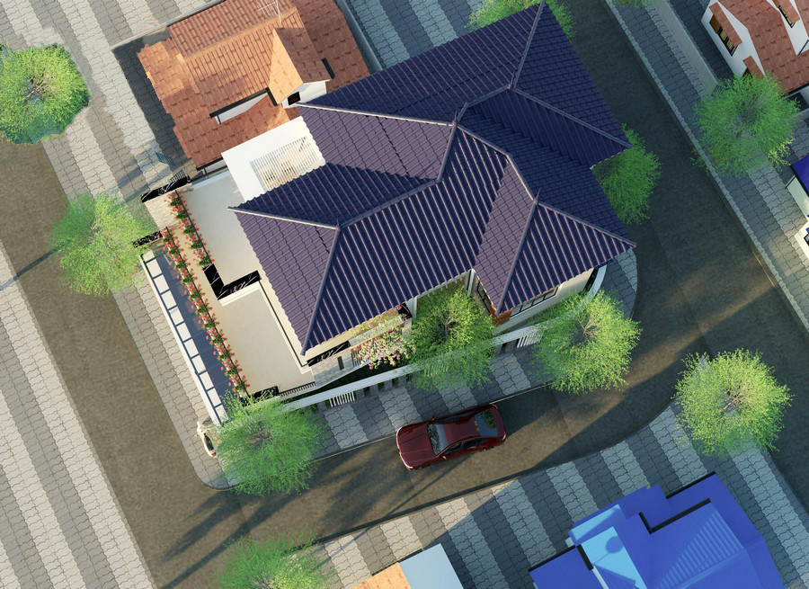 Thiết kế nhà phố 3 tầng hiện đại tại Vụ Bản - Nam Định 8