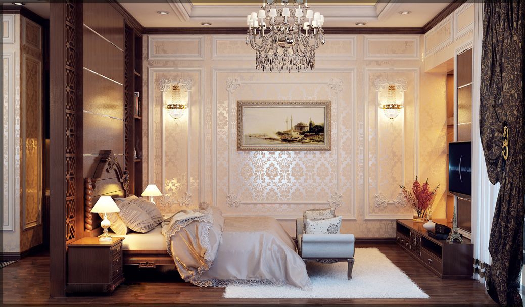 thiết kế nội thất biệt thự tân cổ điển chữ L tại Ninh Bình 6