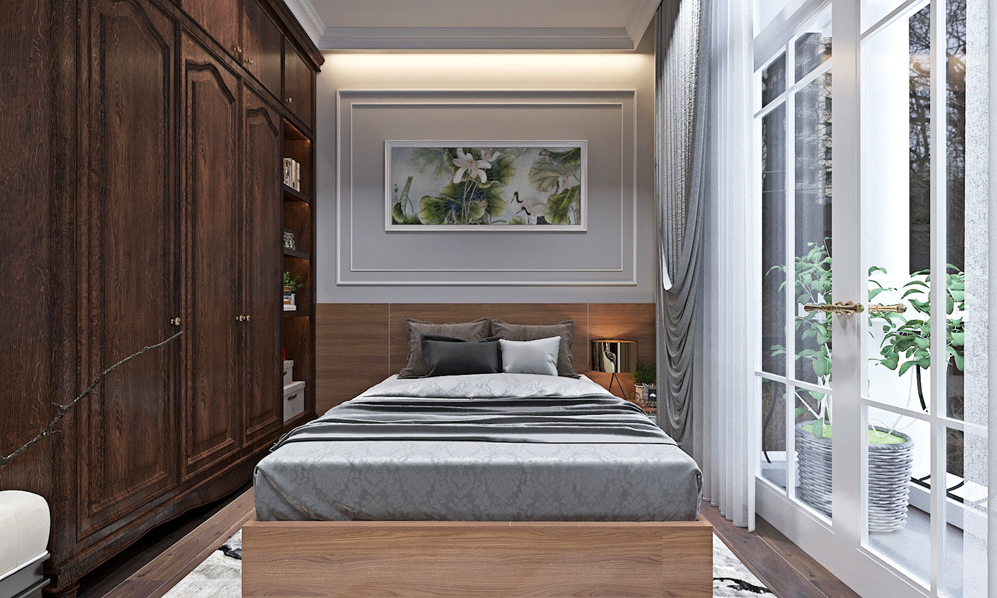 thiết kế nội thất biệt thự tân cổ điển tại hà nội 12