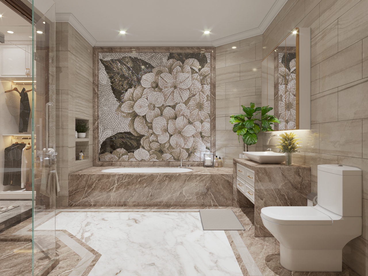 thiết kế nội thất biệt thự tân cổ điển tại Thái Bình 6