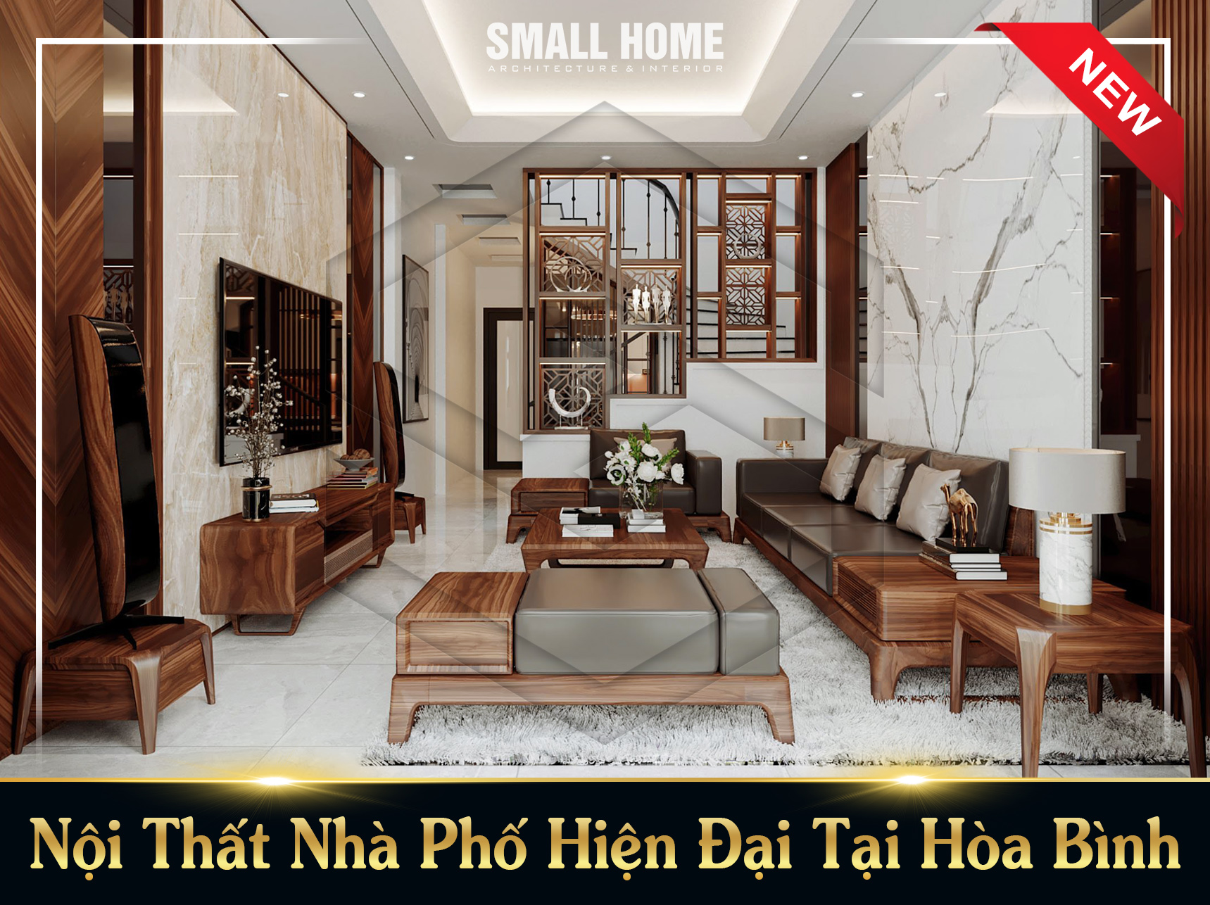 Thiết Kế Nội Thất Nhà Phố Phong Cách Hiện Đại Tại Hòa Bình