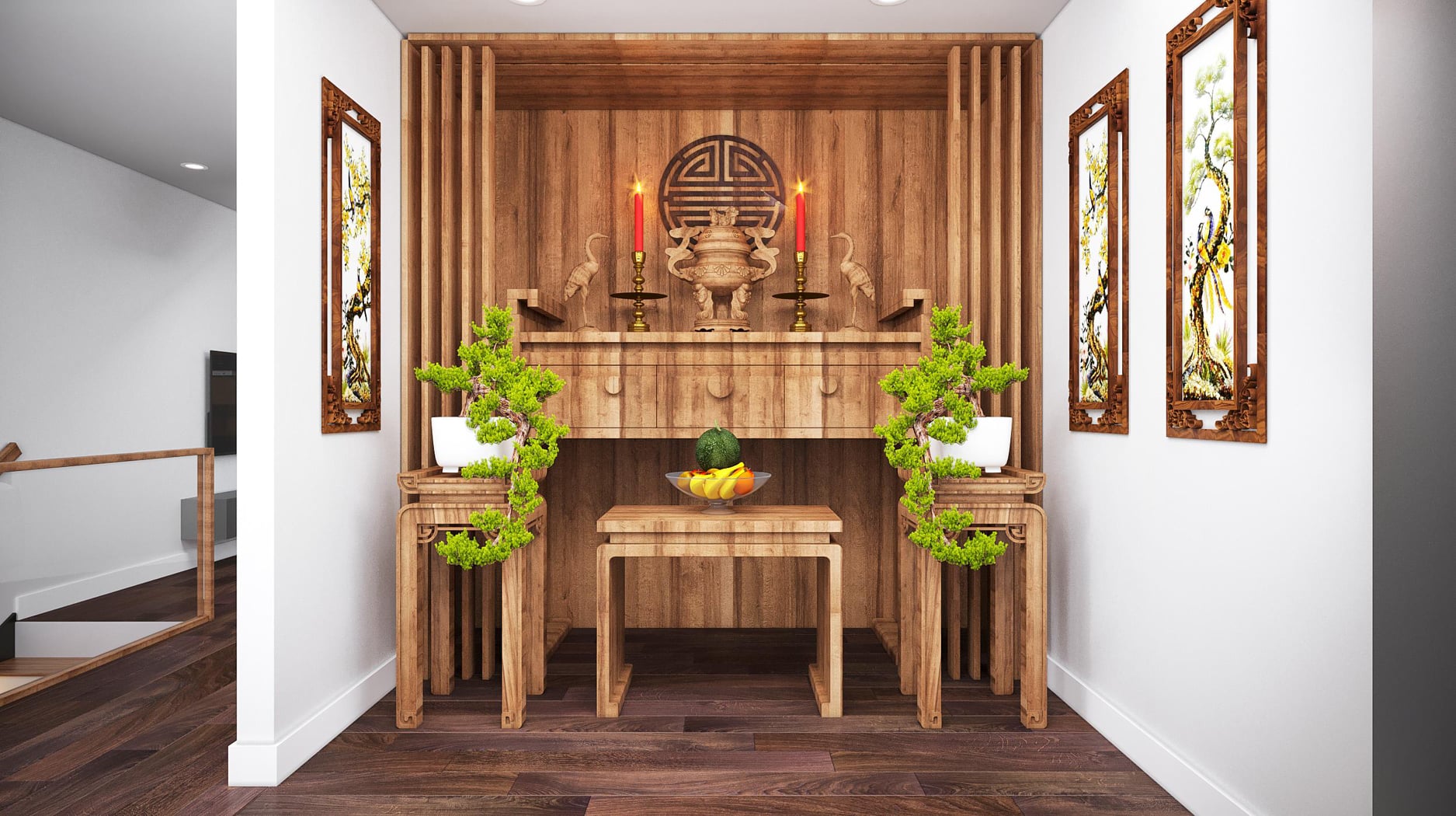 thiết kế nội thất tại điền xá - nam trực - nam định 15