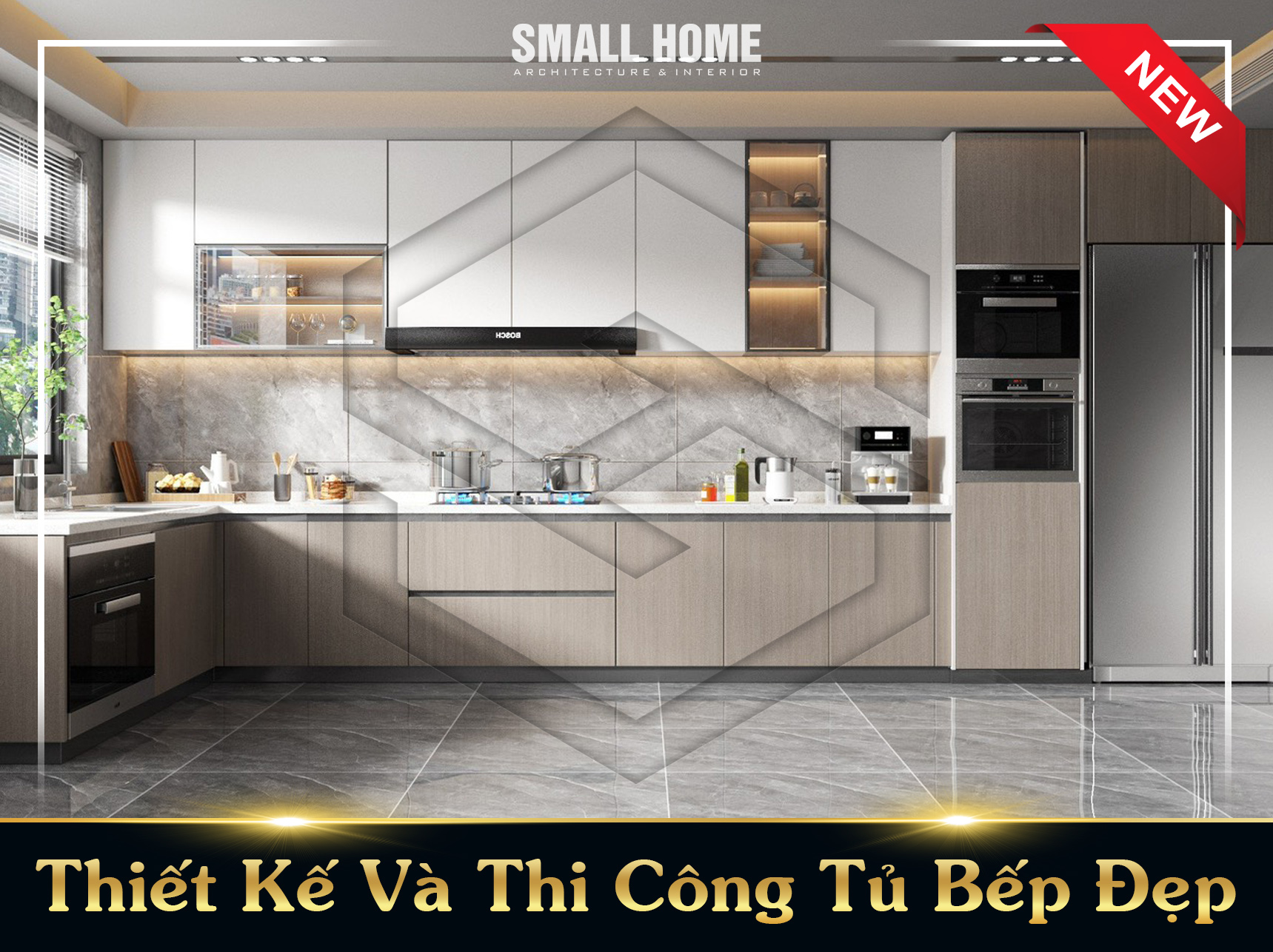 Thiết Kế Và Thi Công Tủ Bếp Đẹp Giá Rẻ Chất Lượng Cao Tại Nam Định