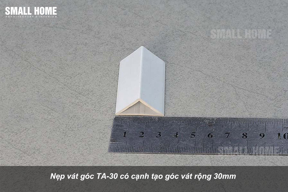 Nẹp vát góc TA-30 có cạnh tạo góc vát rộng 30mm