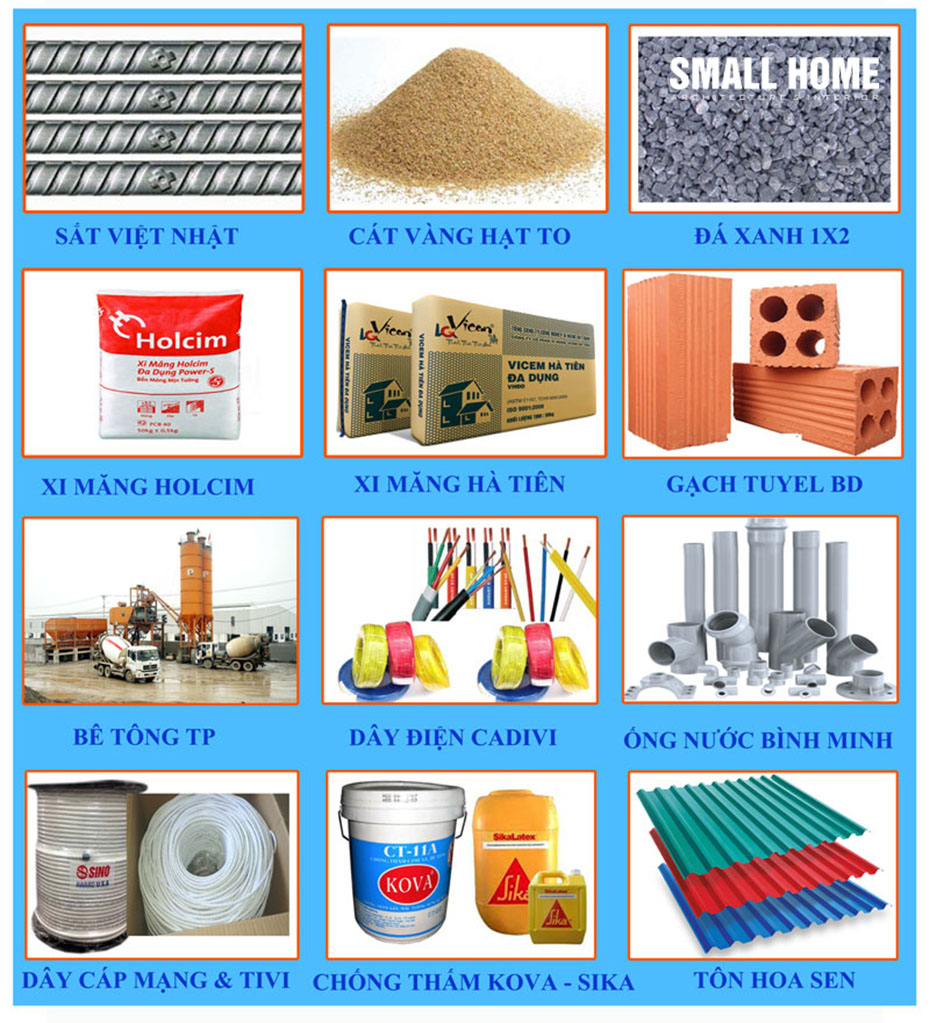 Chất lượng vật tư quyết định đến đơn giá xây dựng