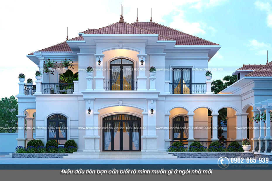 Điều đầu tiên bạn cần biết rõ mình muốn gì ở ngôi nhà mới