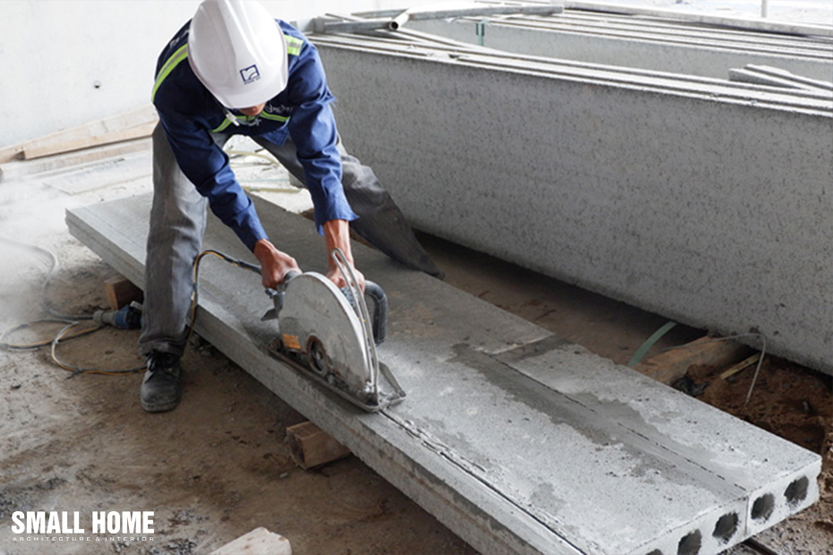 Đổi từ sàn đúc sẵn sang sàn đổ bê tông