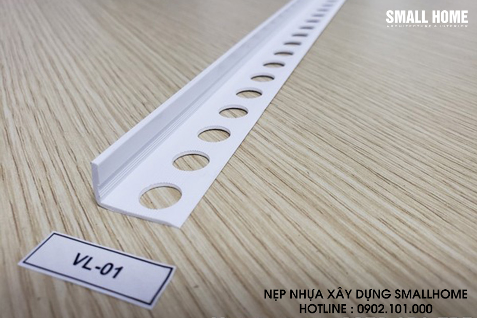 Hình ảnh nẹp nhựa chặn vữa vl-01