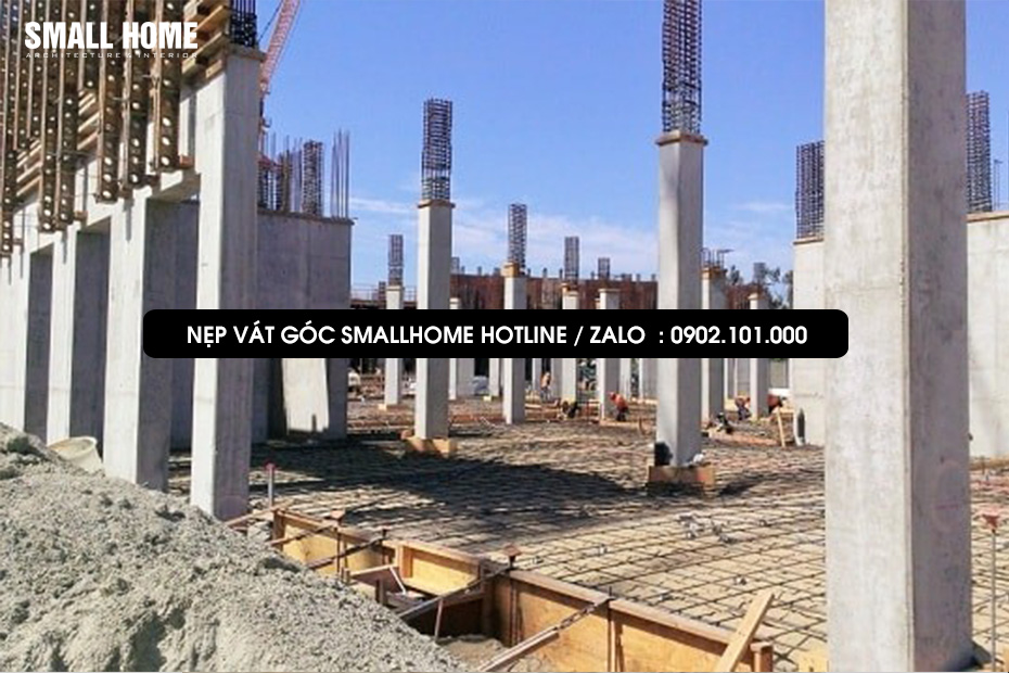 hình ảnh thi công nẹp nhựa vát góc smallhome