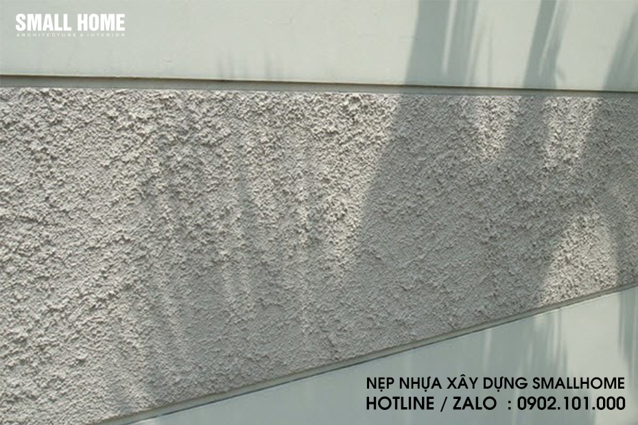 Hình ảnh ứng dụng nẹp chỉ âm tường GL-20