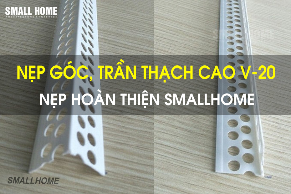 nẹp góc trần thạch cao v-20