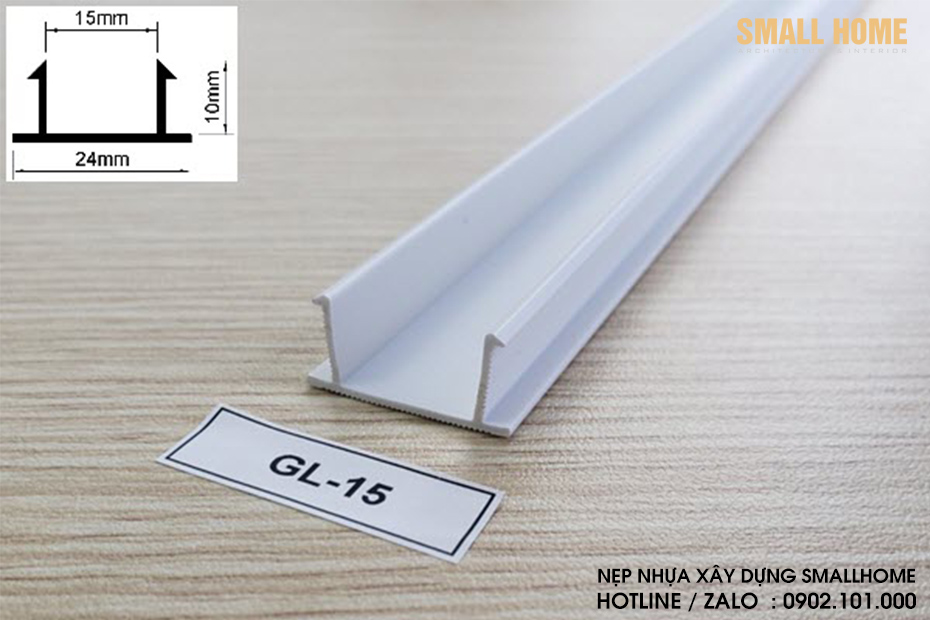 thông số kĩ thuật nẹp chỉ âm tường gl-15