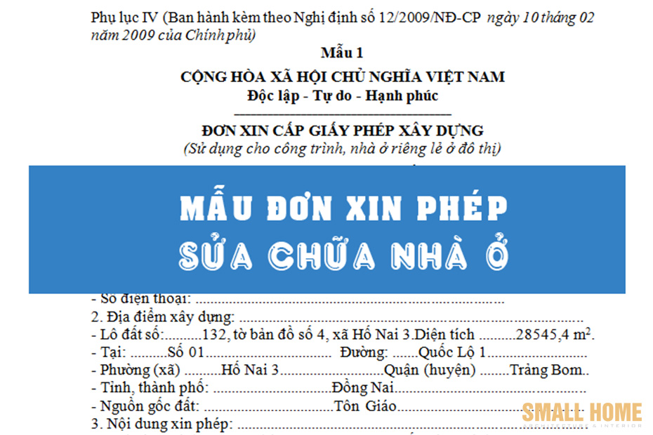 thu tục xin cấp phép xây dựng