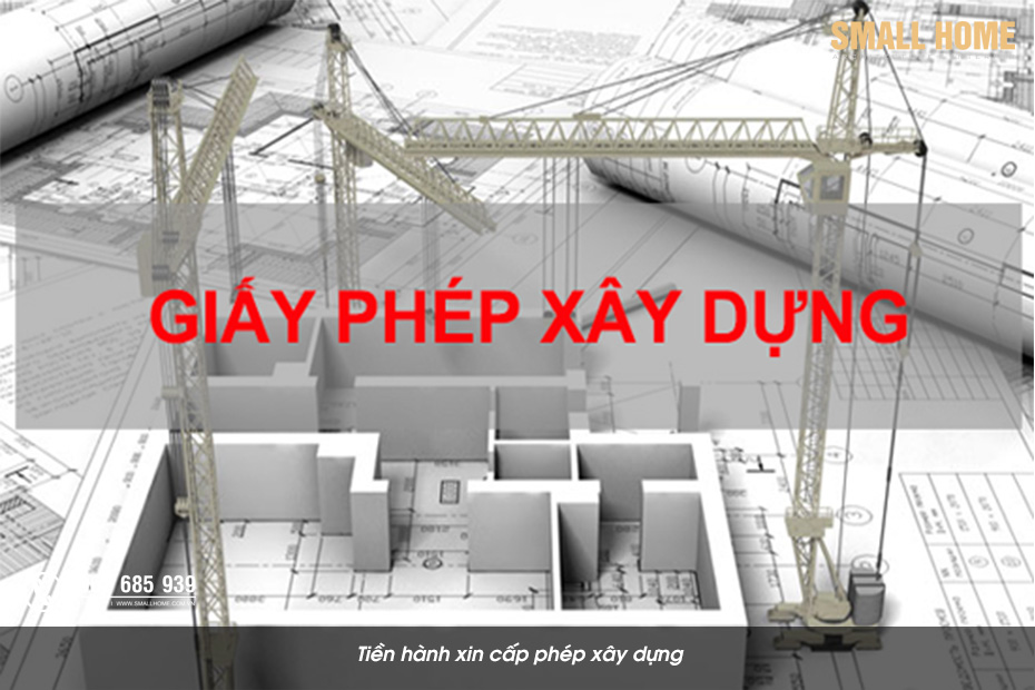 tiến hành xin cấp phép xây dựng