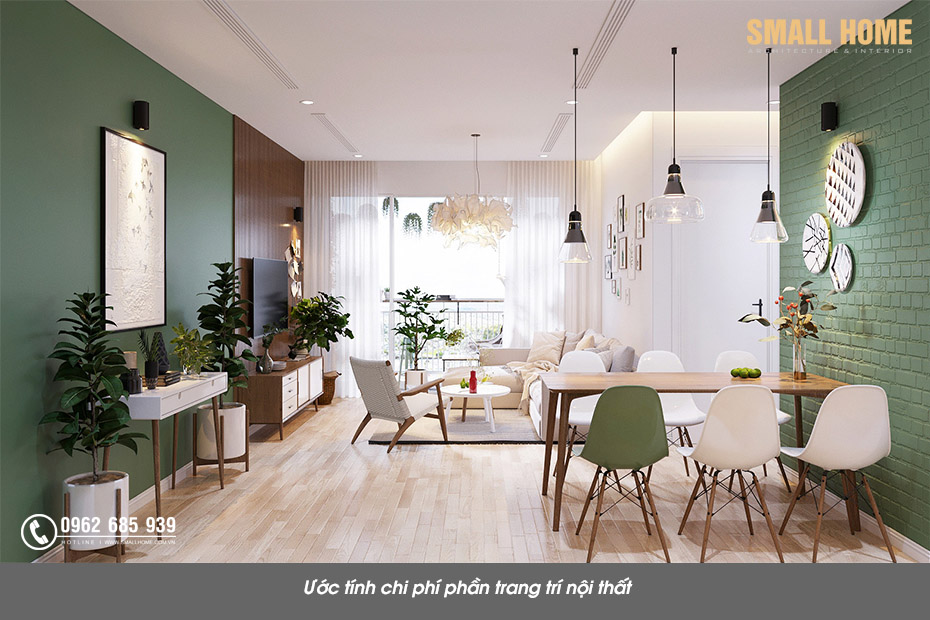 ước tính phần trang trí nội thất