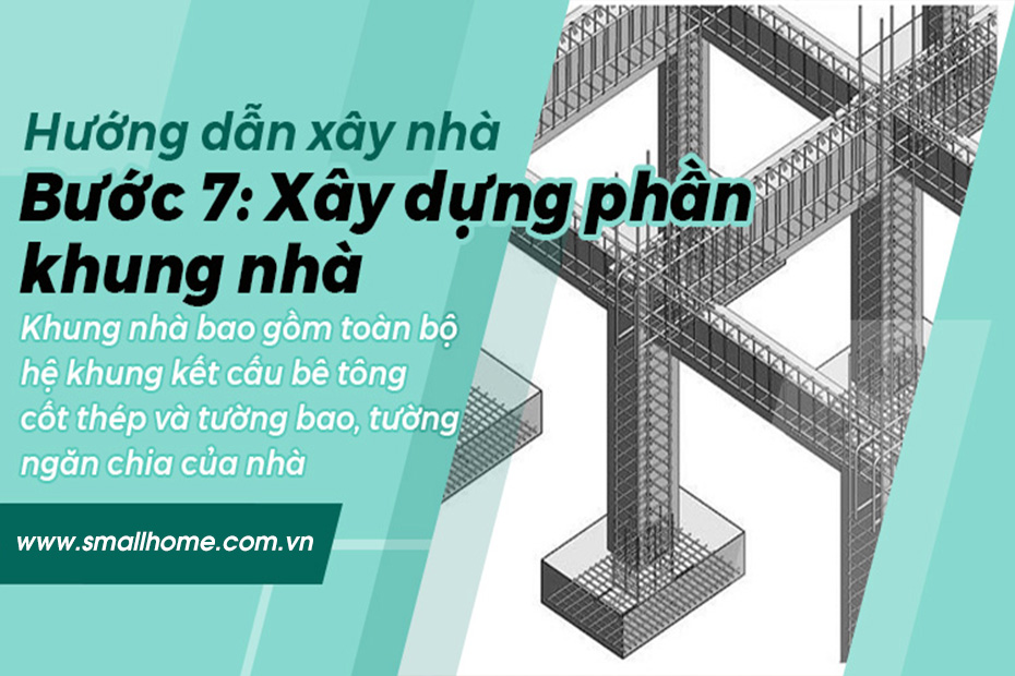 xây dựng phần khung nhà